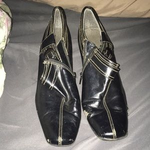 Heeled boots black size 10
